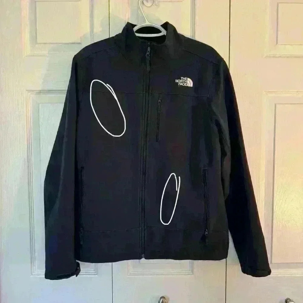 Navy Blue The North Face Zip Up Jacket - Picture 12 of 13